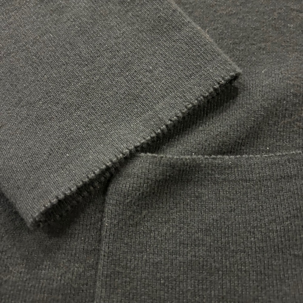 Orvis Women Navy Cotton Cashmere Shawl Collar Button Front Cardigan Sweater XL - Picture 7 of 13